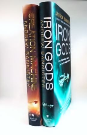 Image for Matching Numbered set of: CREATION MACHINE & IRON GODS - Signed, Lined, Dated & Numbered First Editions