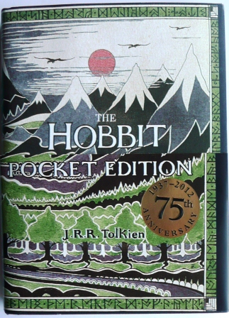 Image for THE HOBBIT Pocket Edition 75th Anniversary - First Edition with set of Hobbit Postcards.