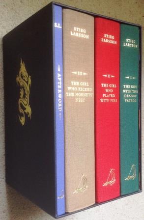 Image for Stieg Larsson's Millenium Trilogy(THE GIRL WITH THE DRAGON TATTOO, THE GIRL WHO PLAYED WITH FIRE,THE GIRL WHO KICKED THE HORNETS' NEST + Afterword. Deluxe Edition Box set. + Poster.