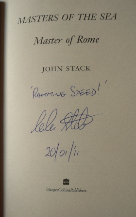 MASTER OF ROME - Signed, Lined & Dated First Edition Image for MASTER OF ROME - Signed, Lined & Dated First Edition