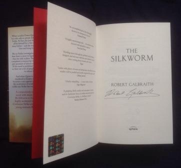 Image for THE SILKWORM Signed First UK Edition with Hologram